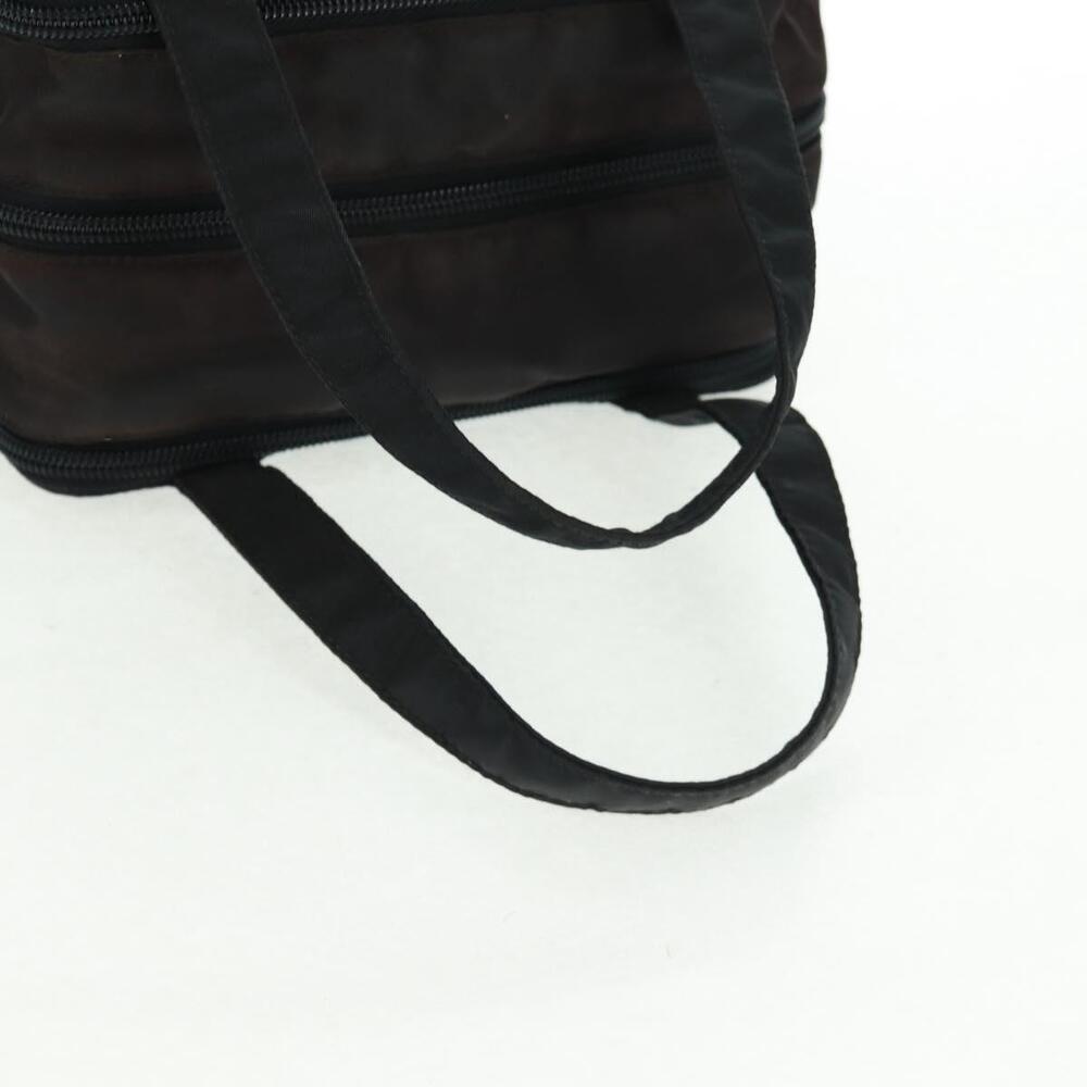 PRADA Hand Bag Nylon Black Silver Auth 161692 - Picture 7 of 16